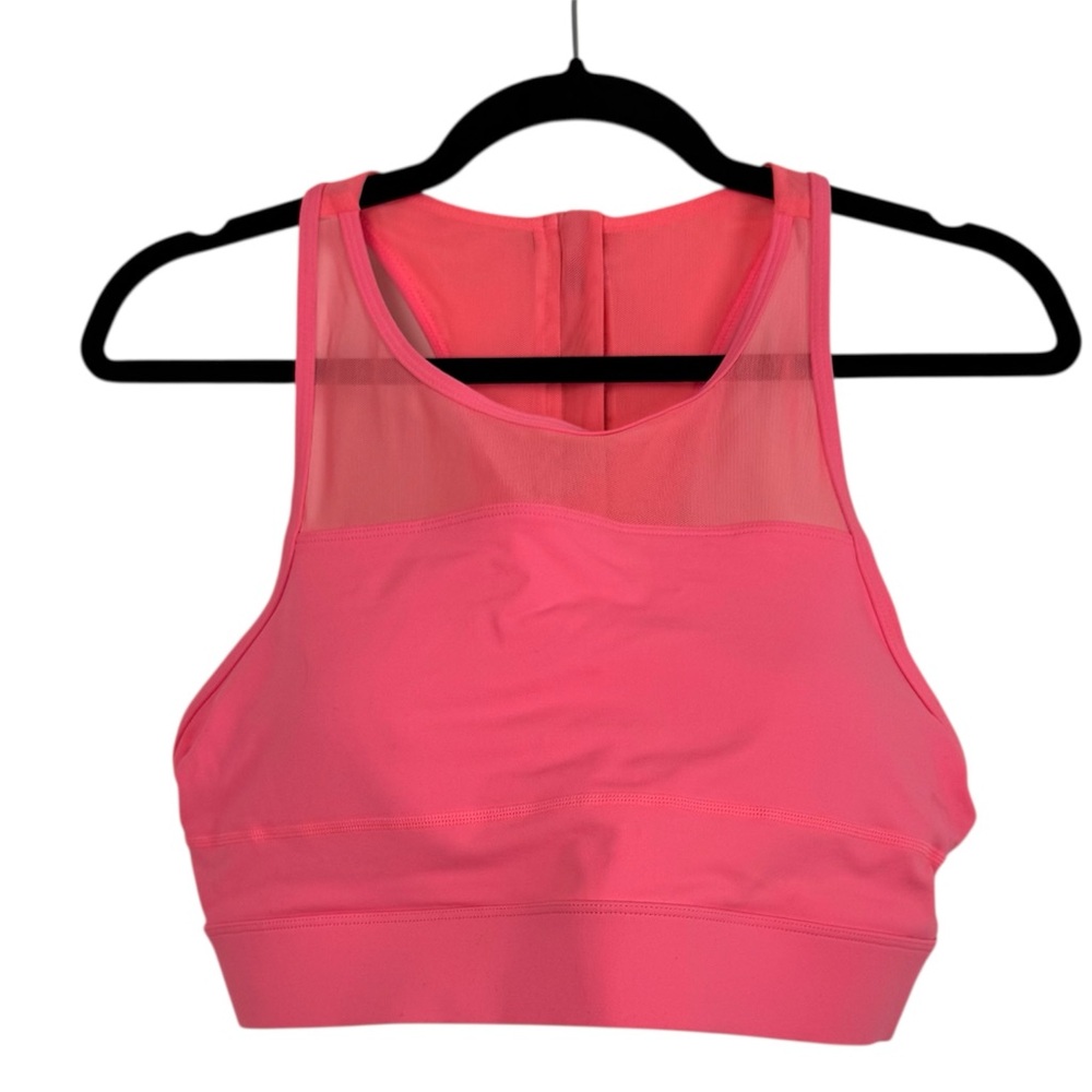 Zyia Active Sports Bra XXL All Star Mesh Top Zip Racerback NEW